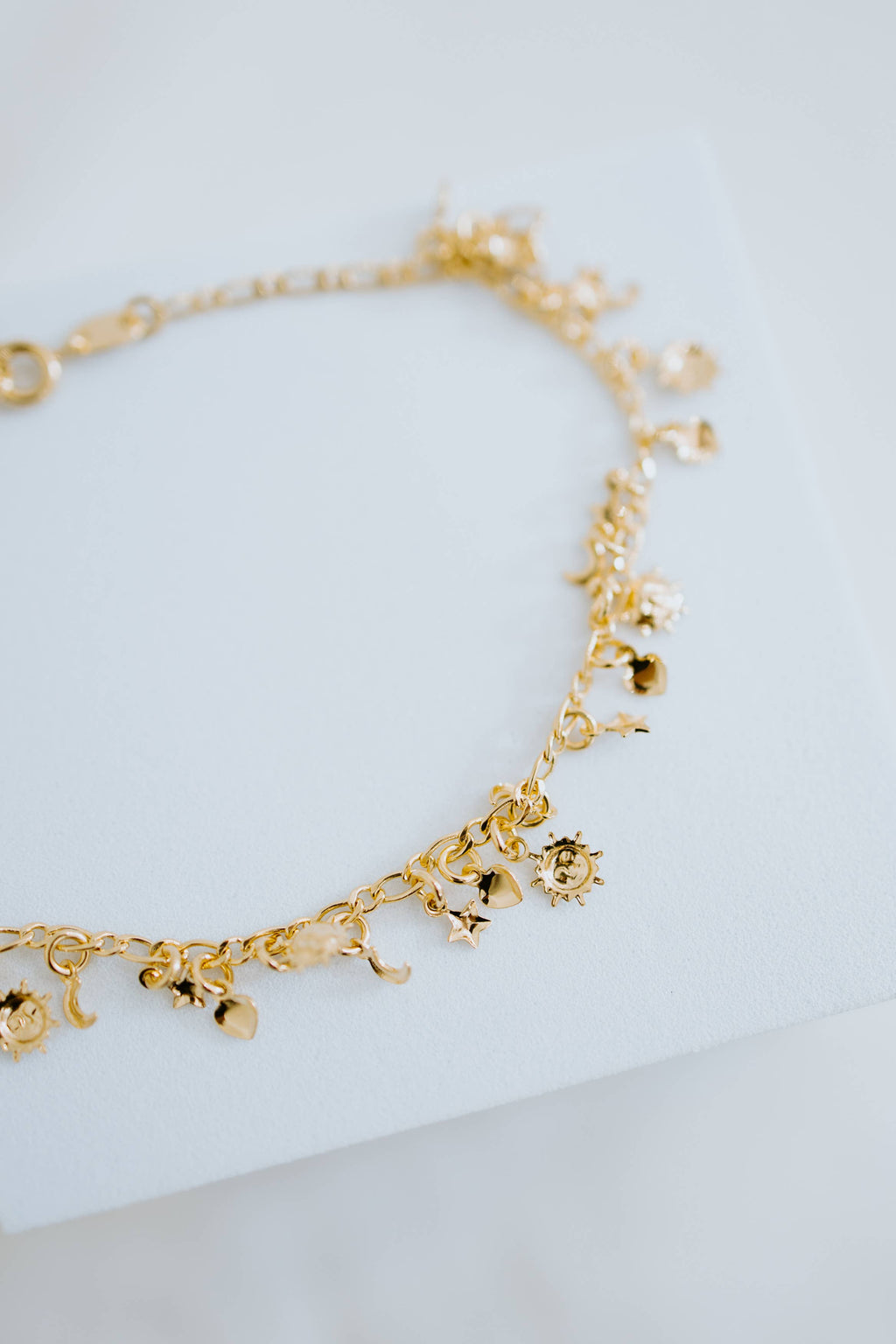 Gold Charm Anklet