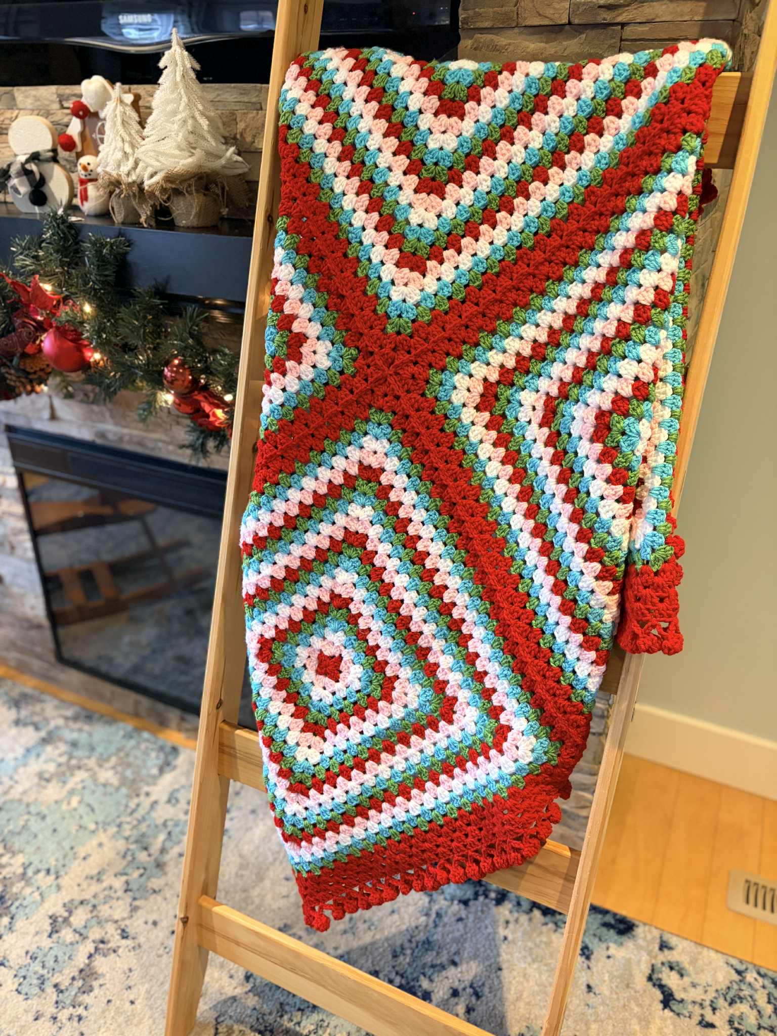 Fancy Nancy's Christmas Baby Blanket