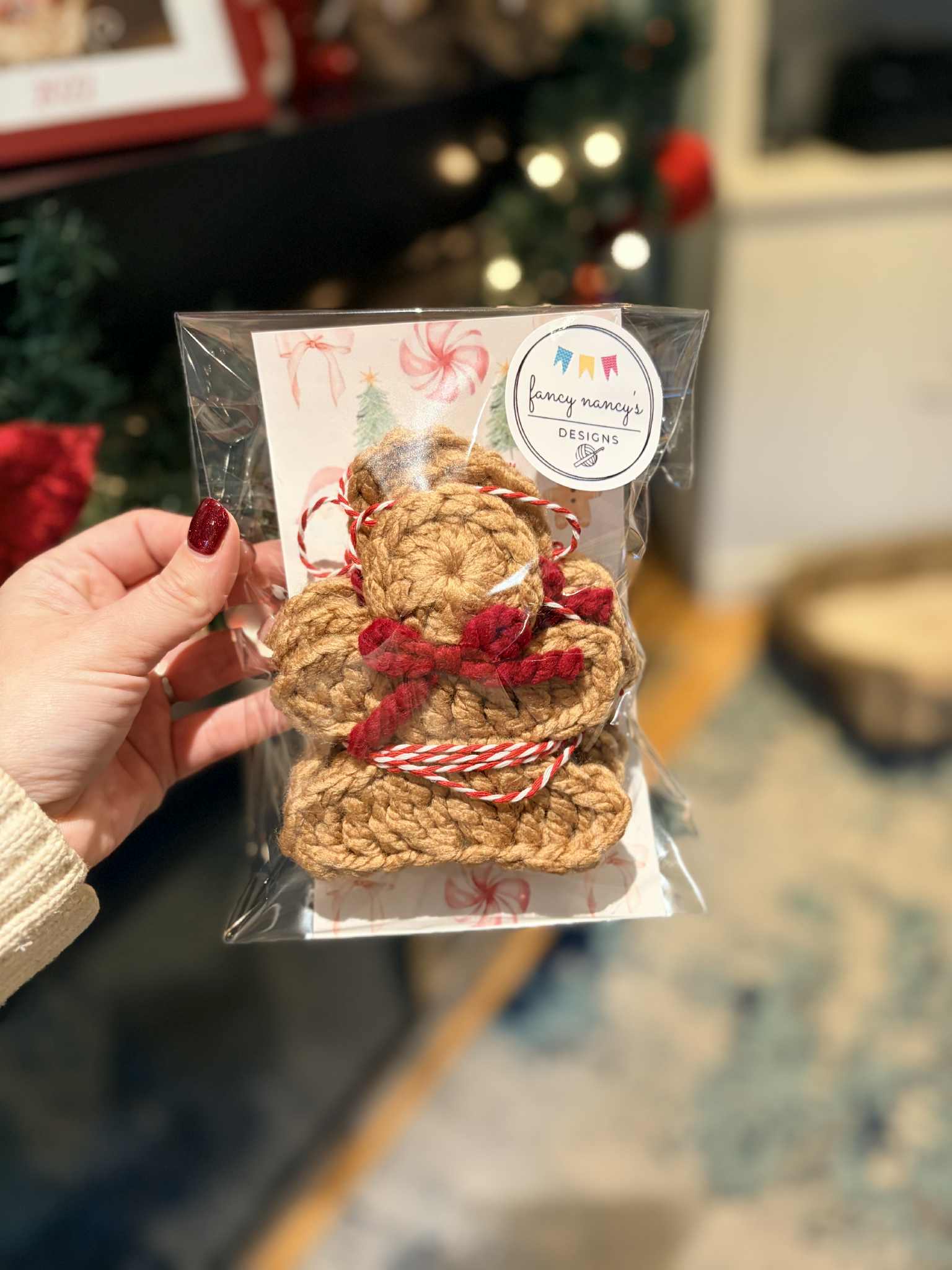 Fancy Nancy's Crochet Gingerbread Garland