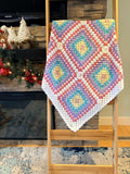 Handmade Crochet Rainbow Blanket