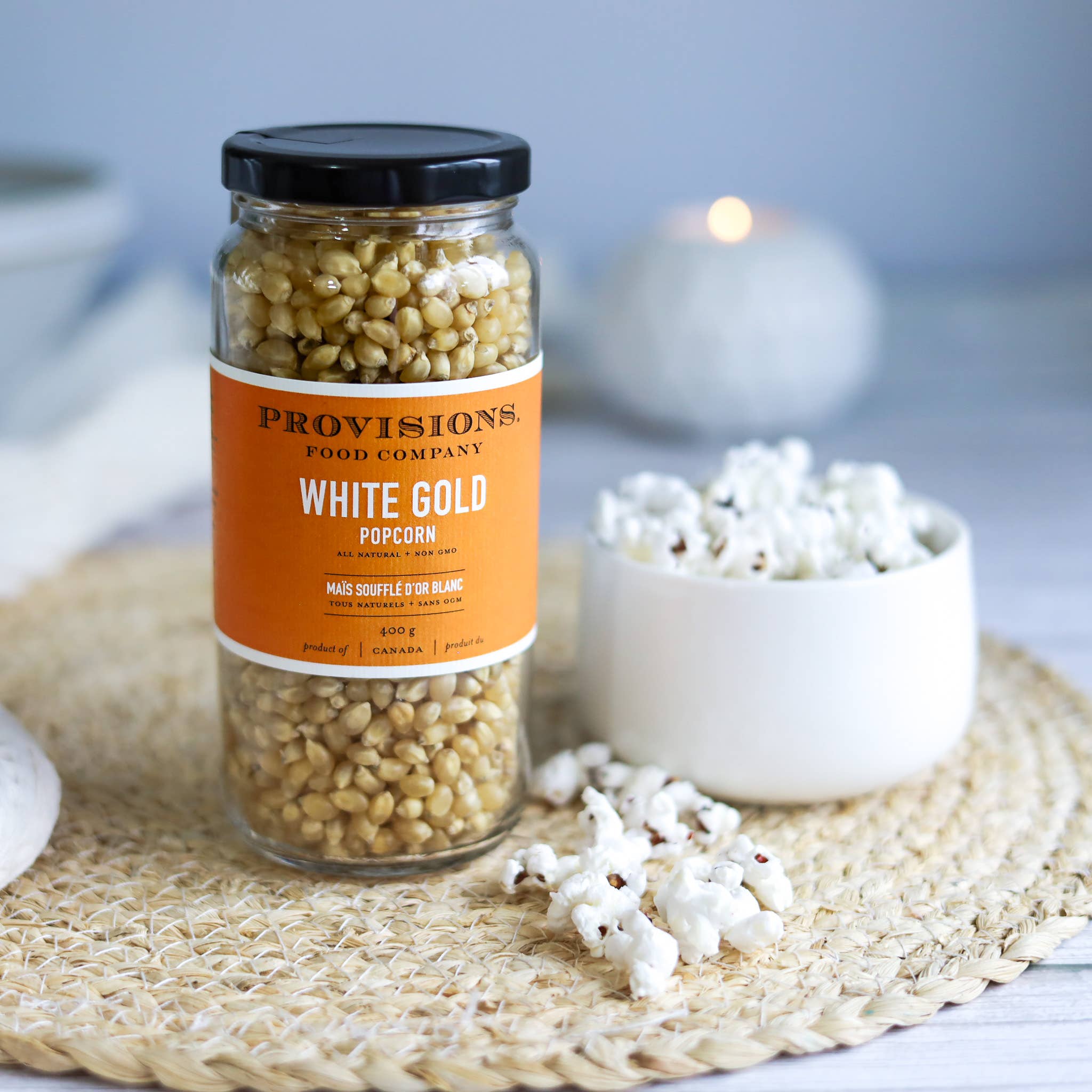 White Gold Popcorn: 400g