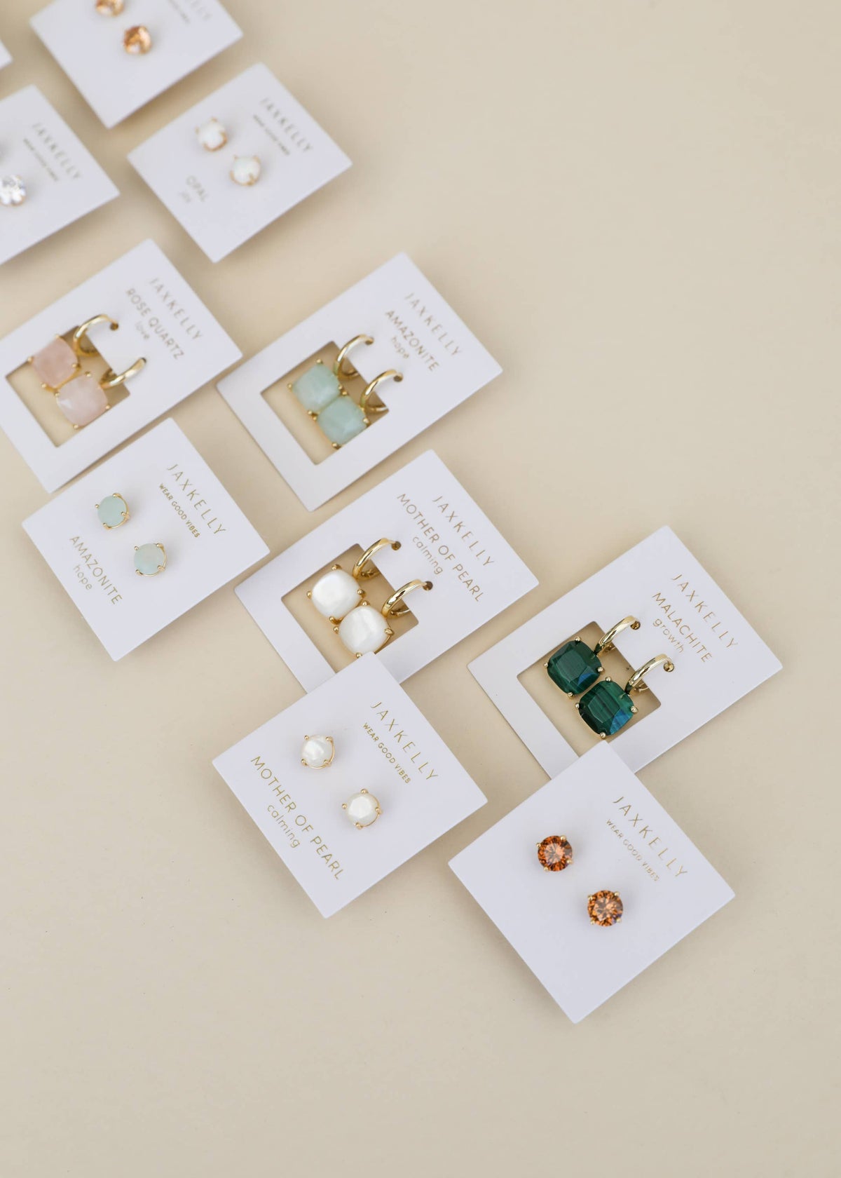Gemstone Mini Drop | Mother of Pearl