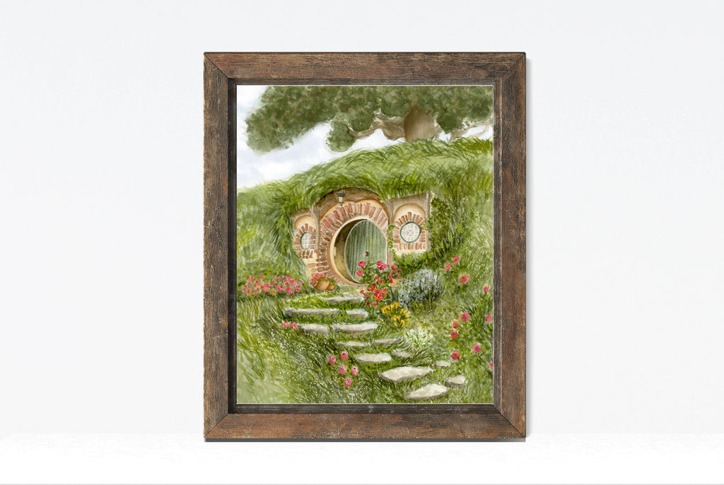 Bag End Print. Literary Locations.