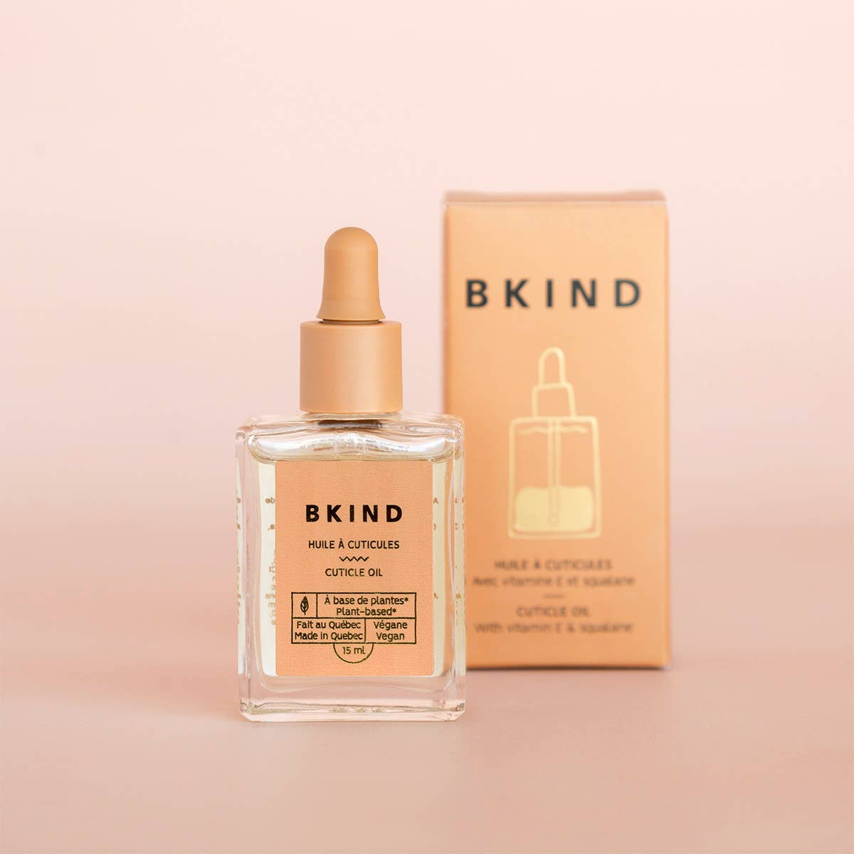 BKIND Cuticle oil with vitamin E and squalane