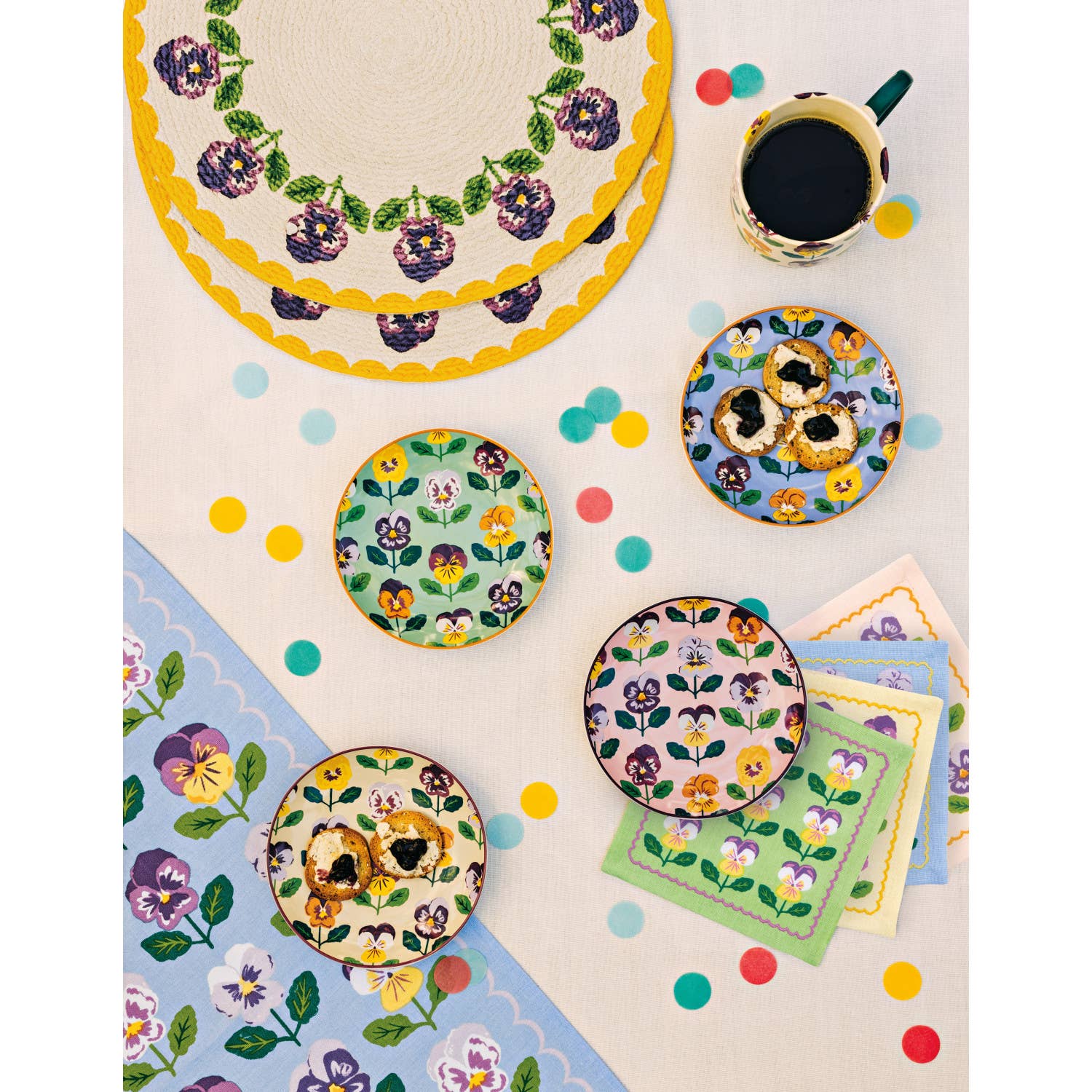 Pansy Dishtowel
