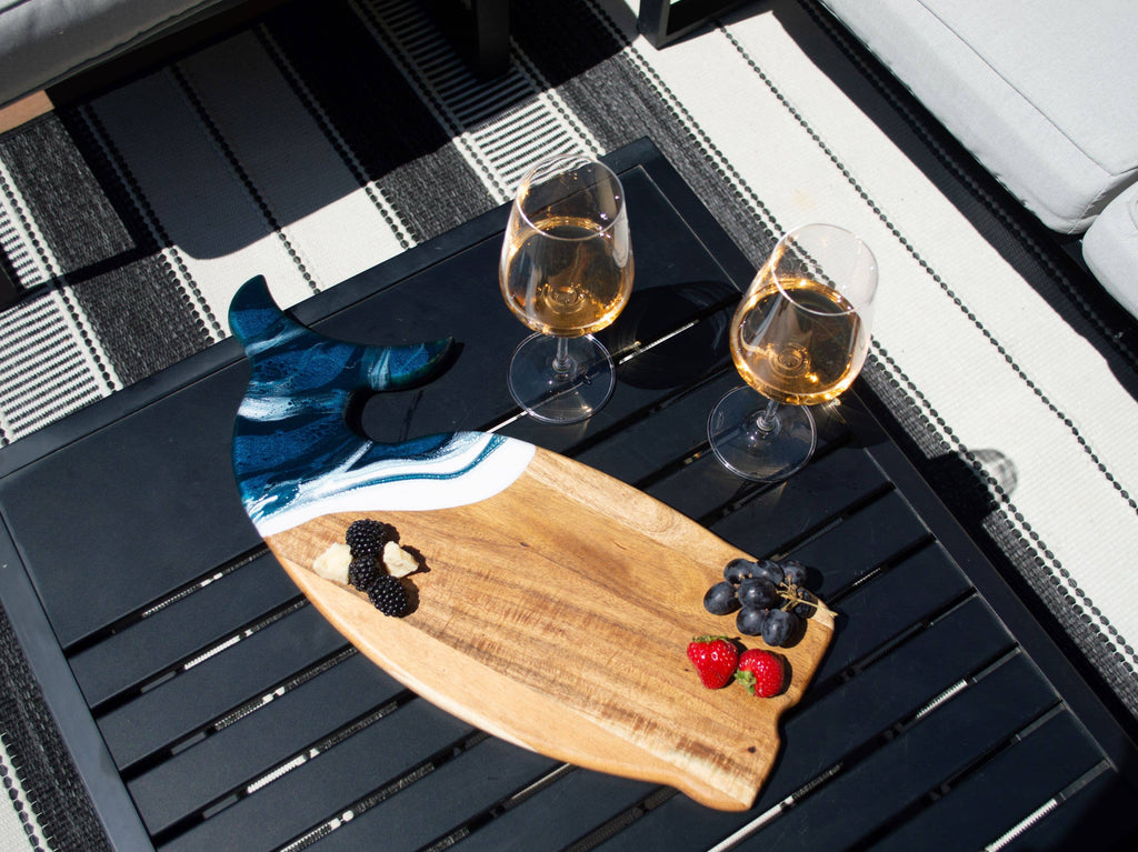 Resin Whale Charcuterie Board