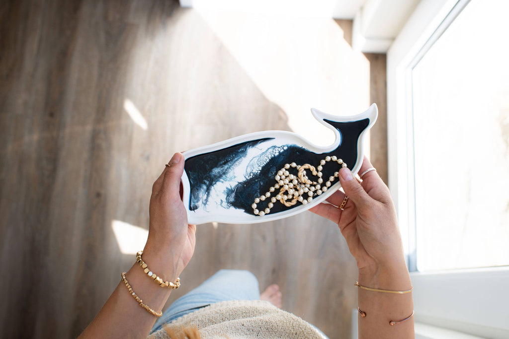Resin Whale Tray
