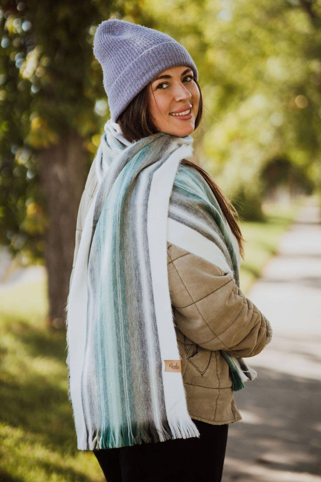 Sea Foam Alpaca Scarf