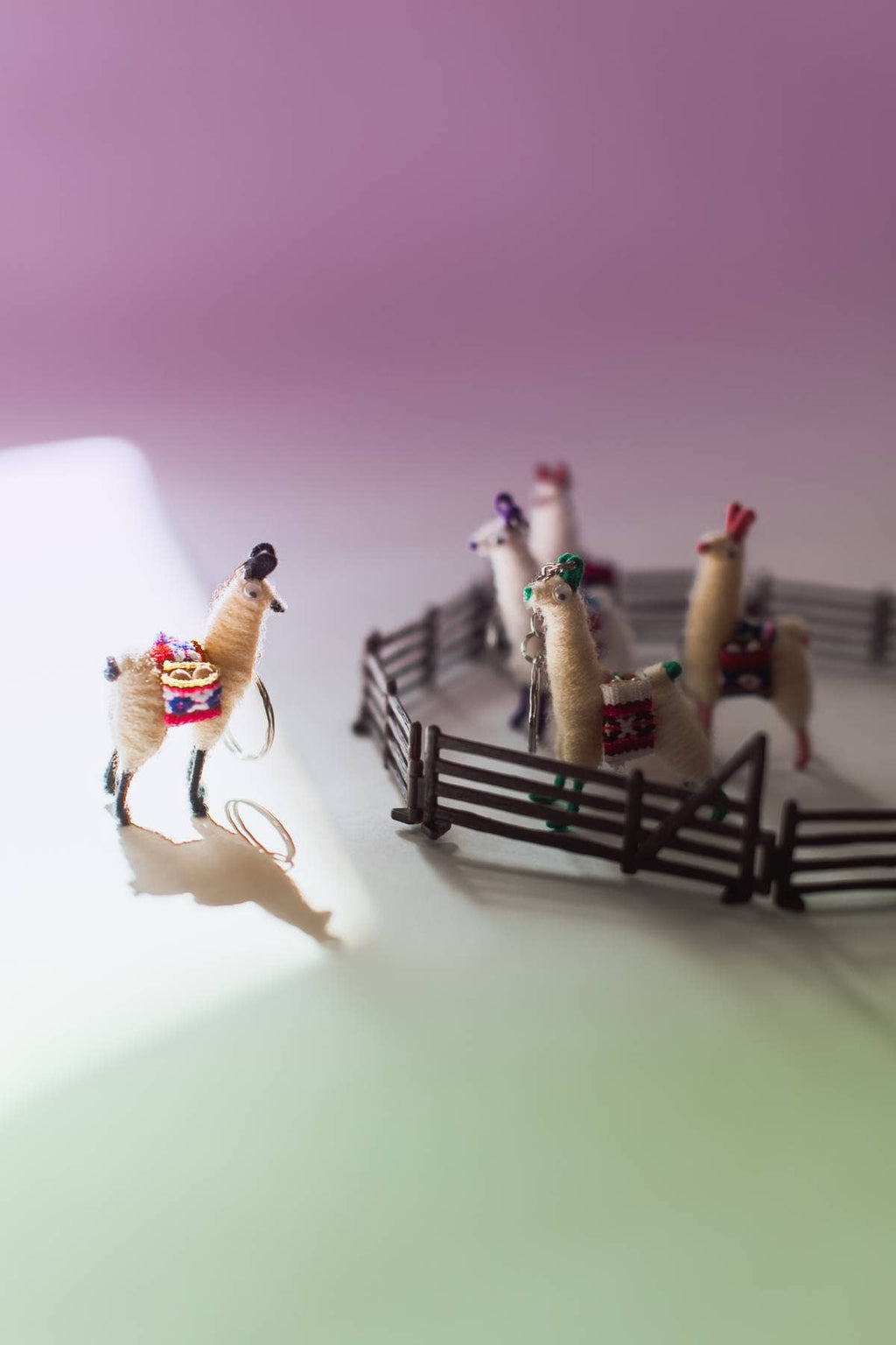 Alonzo Alpaca Keychain