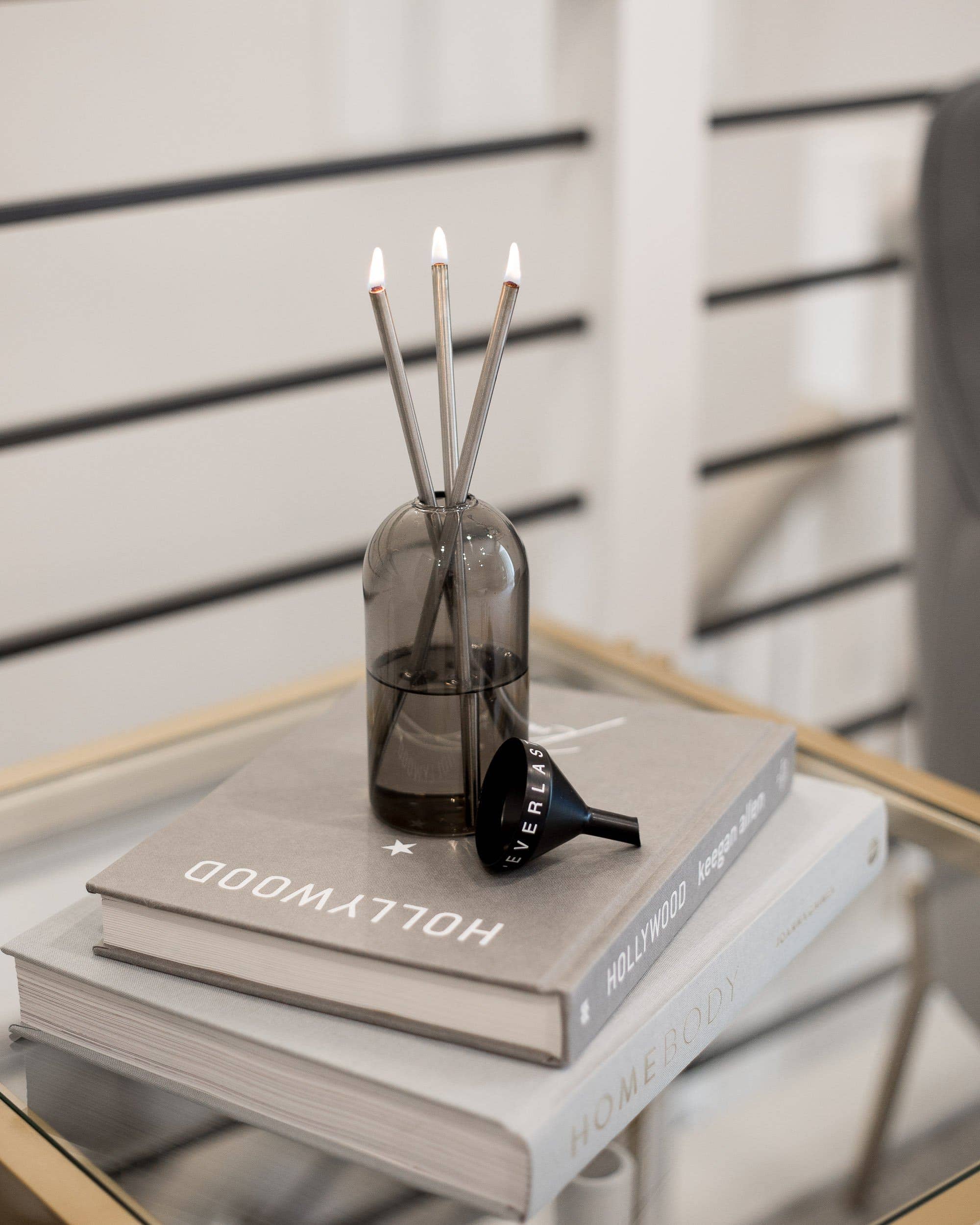 Silver Everlasting Candle  (3-pack)