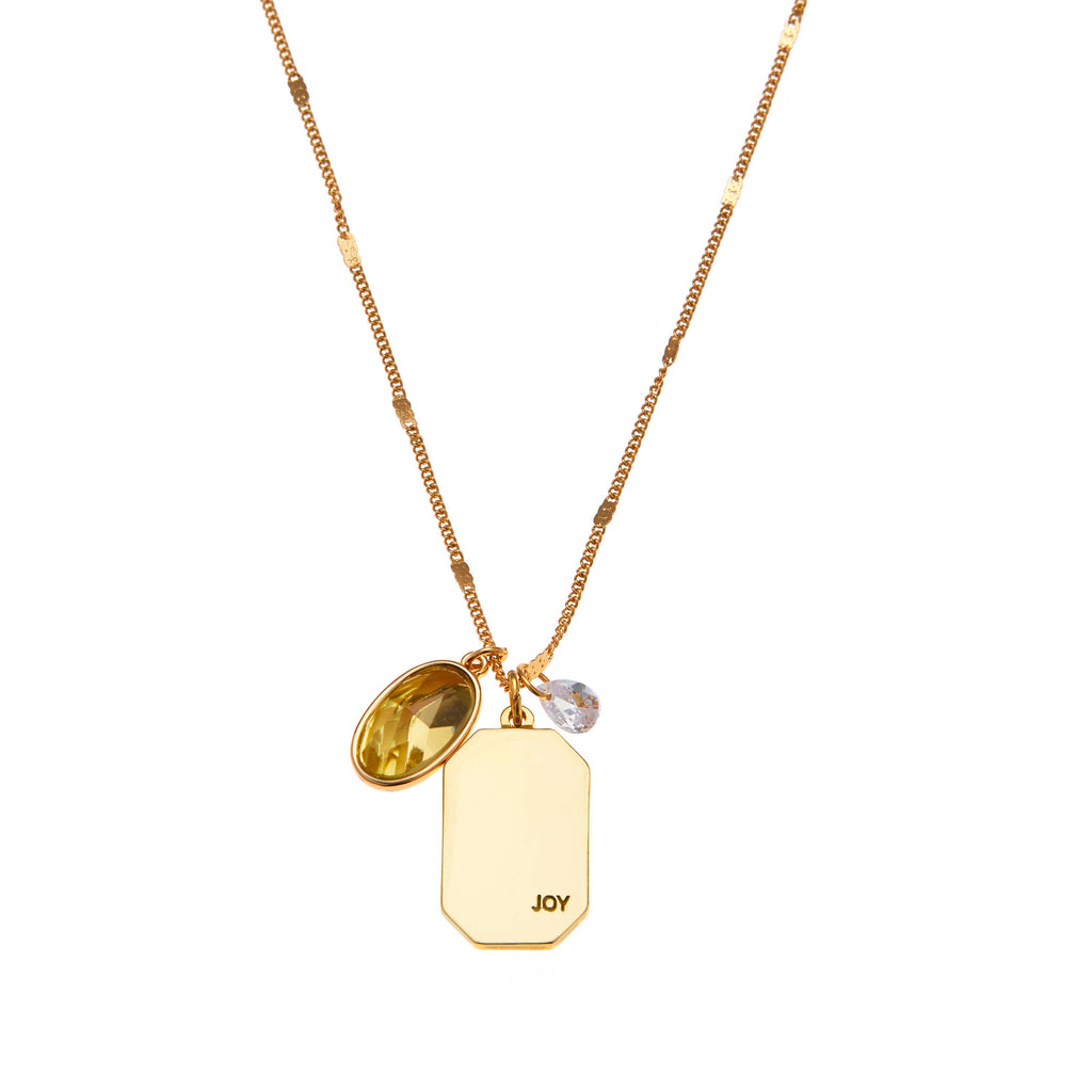 November Birthstone Necklace