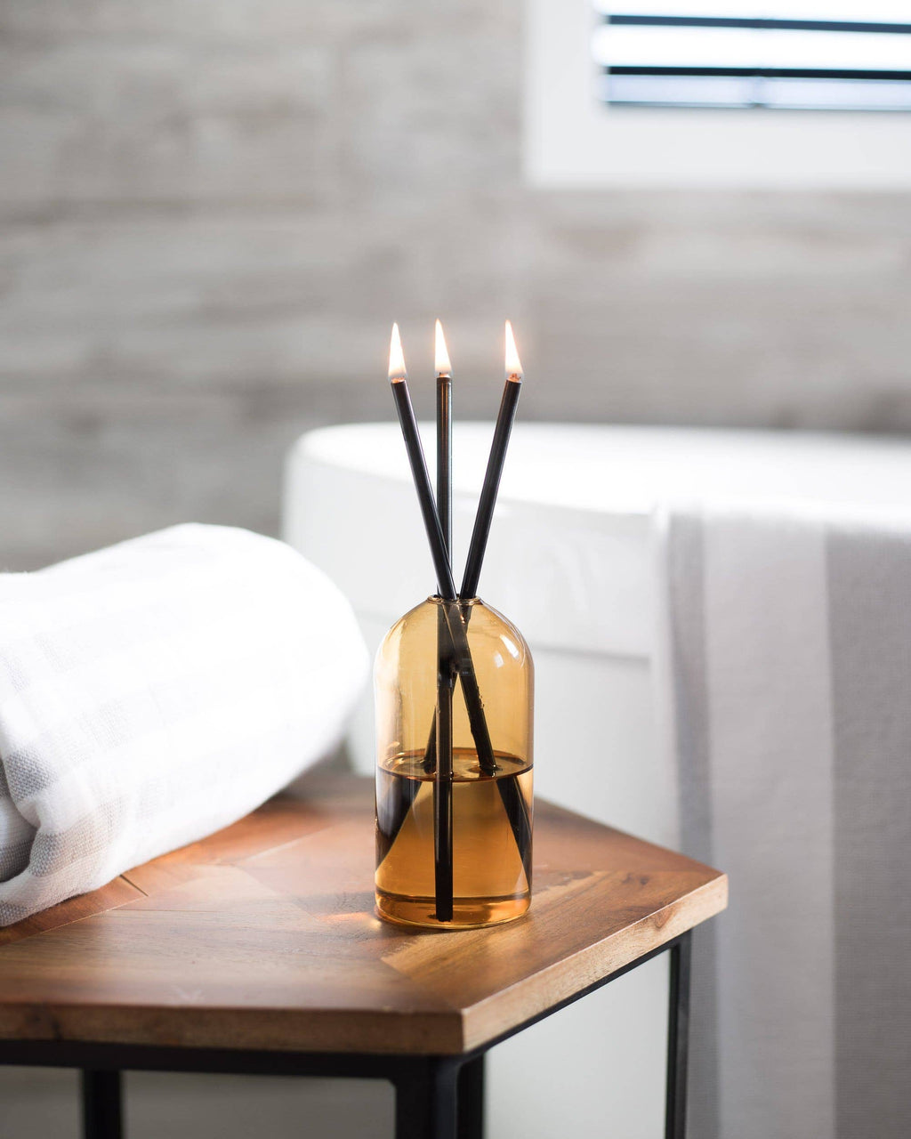 Black Everlasting Candle (3-pack)