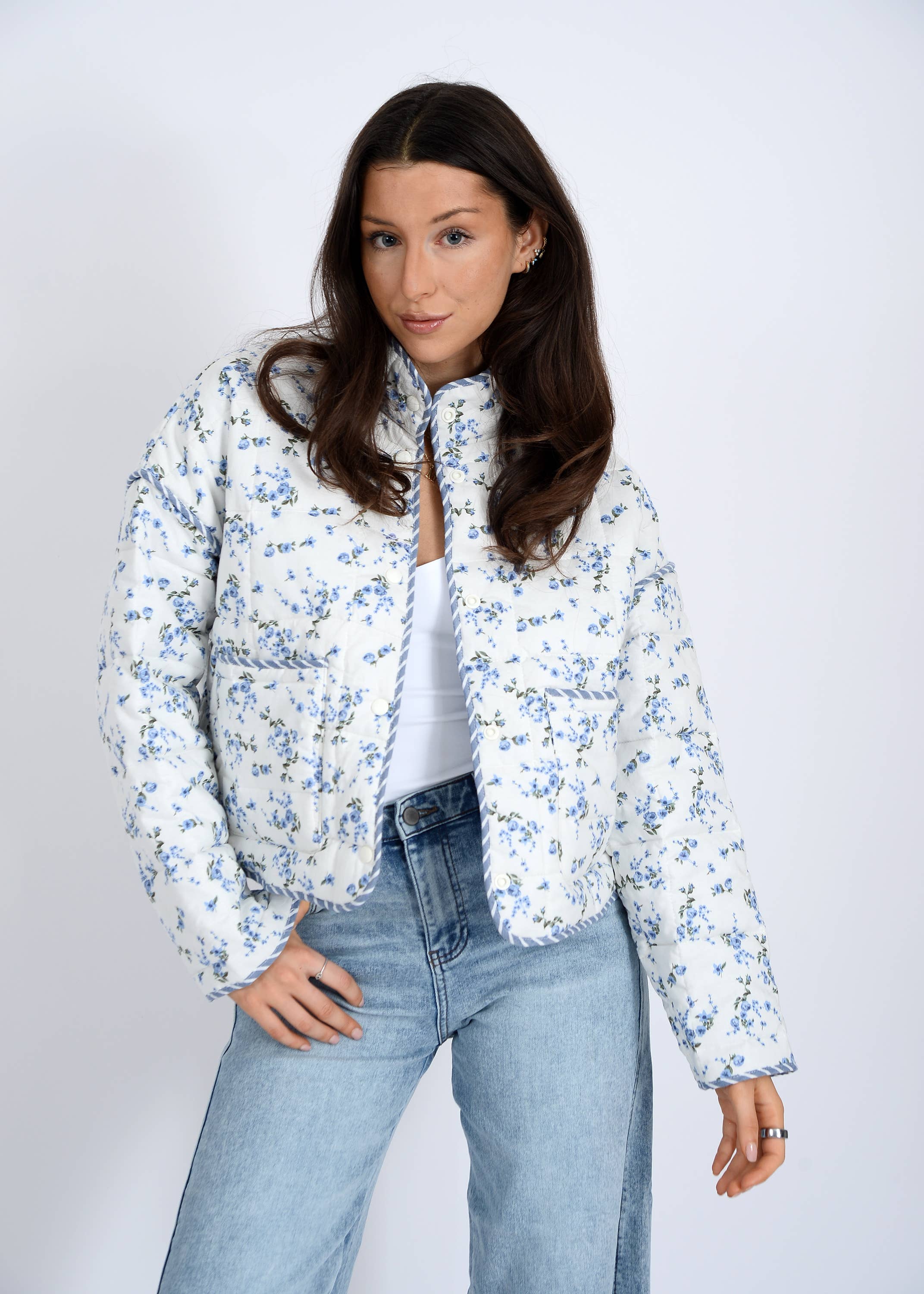 AIME REVERSIBLE QUILT LADIES JACKET - 56J007S