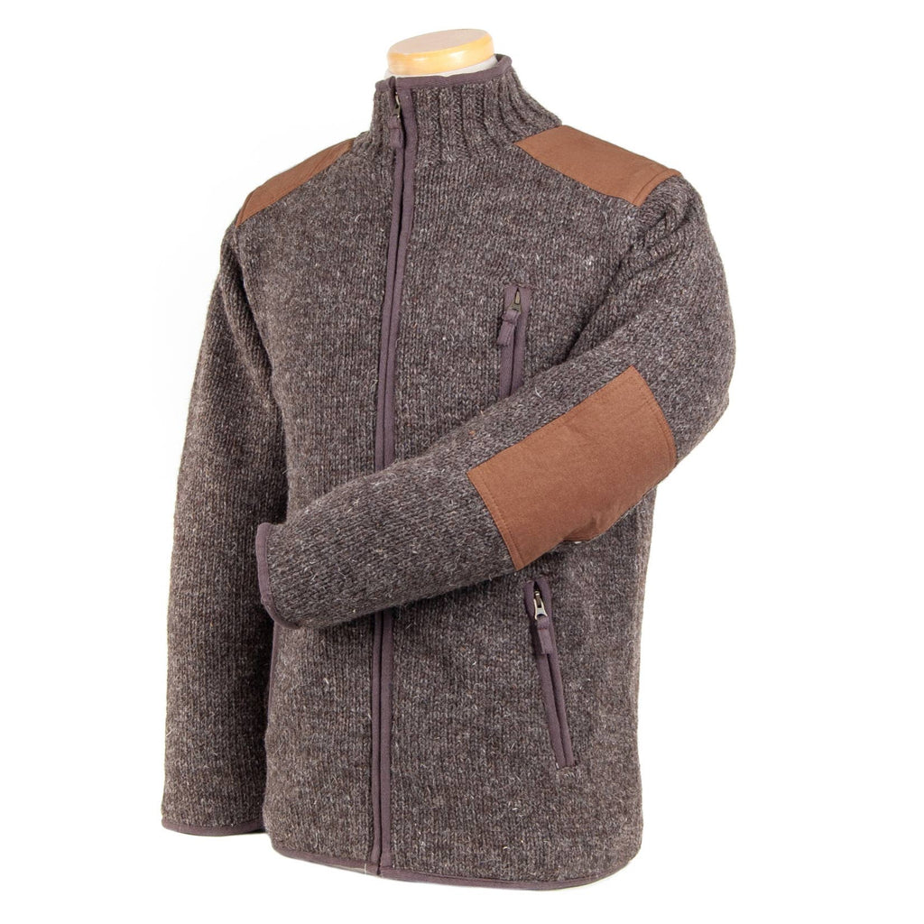 Oxford Full-Zip Wool Sweater