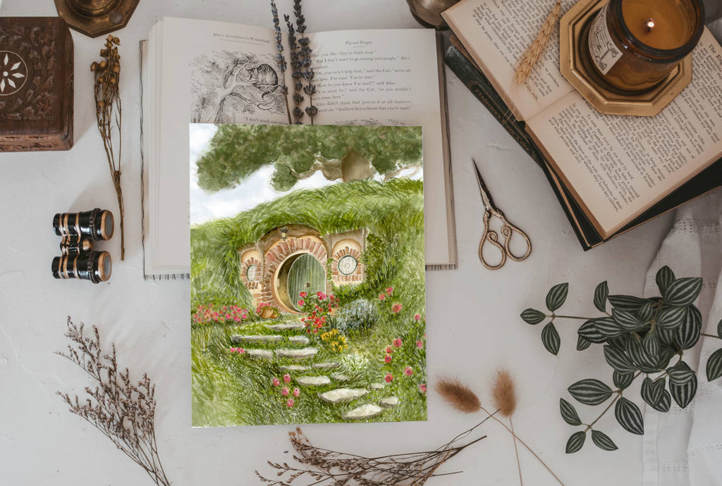 Bag End Print. Literary Locations.