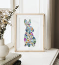 Rabbit - Pressed Flower Print