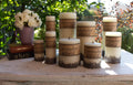 Pure Beeswax and Lavender Pillar Candle