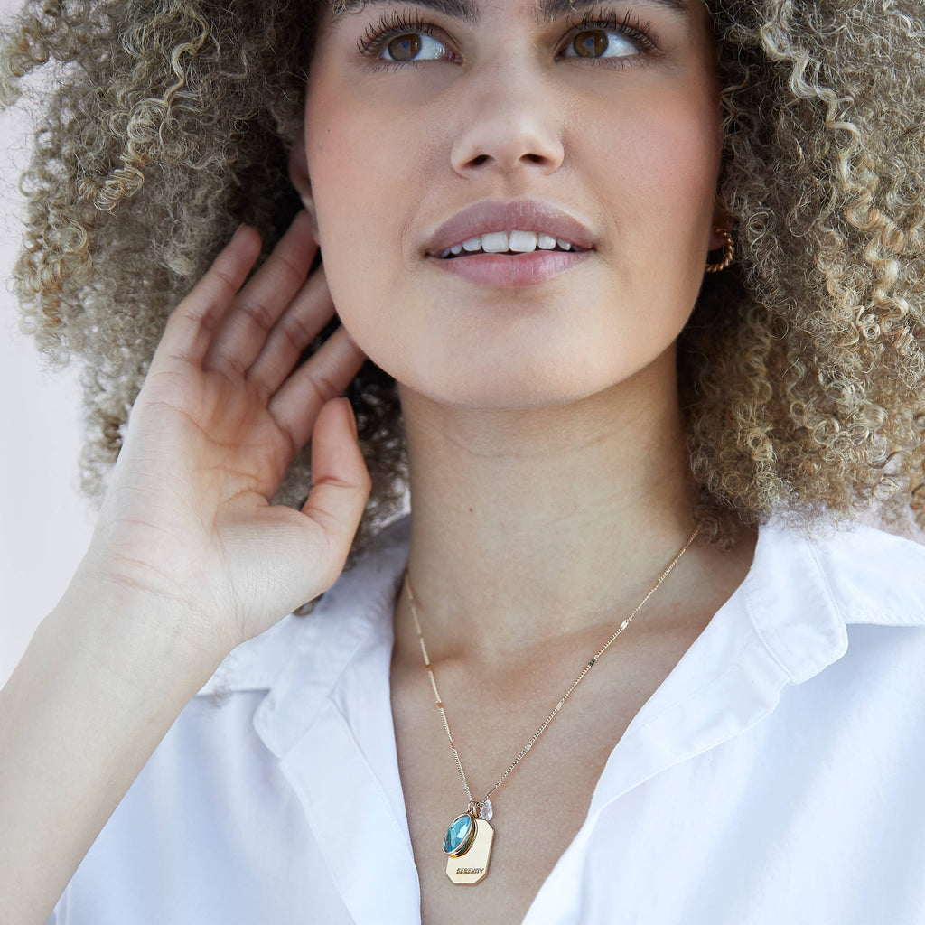 March Birthstone Necklace | Spring 2026 | Birthday Gifts