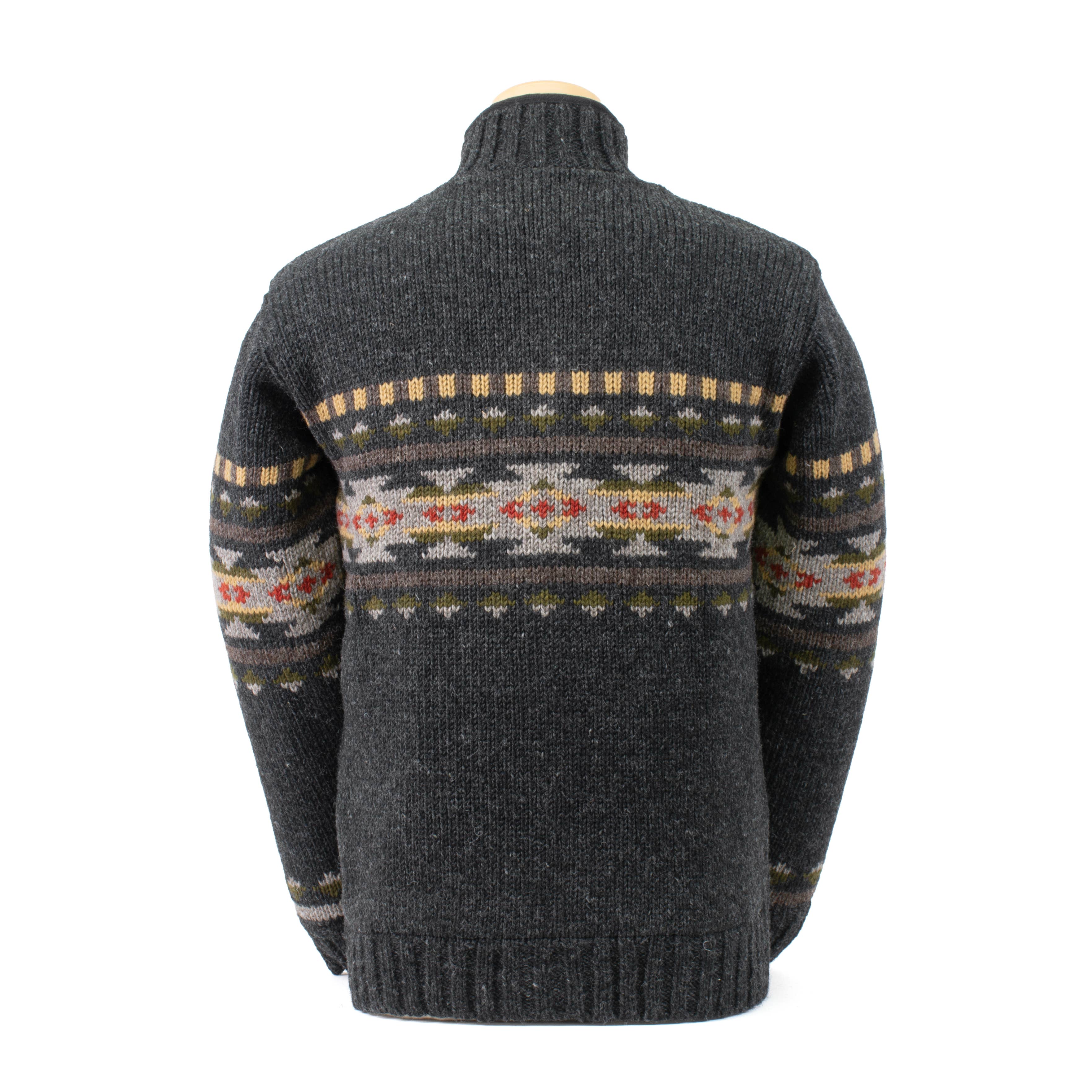 Austin Western Zip Cardigan – Hand Crafted Wool Sweater