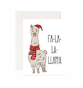 Fa la la llama - Greeting Card