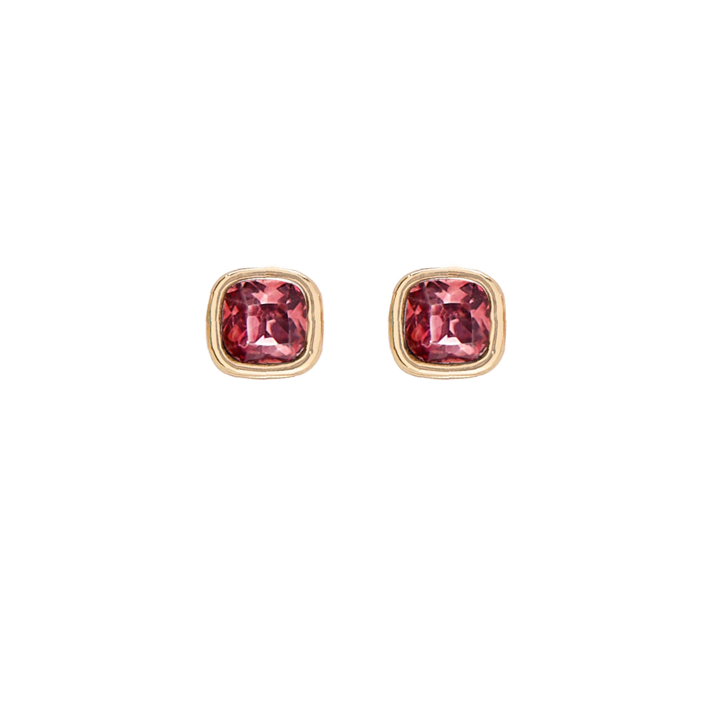 February Birthstone Stud + Huggie Hoop Earrings | Spring