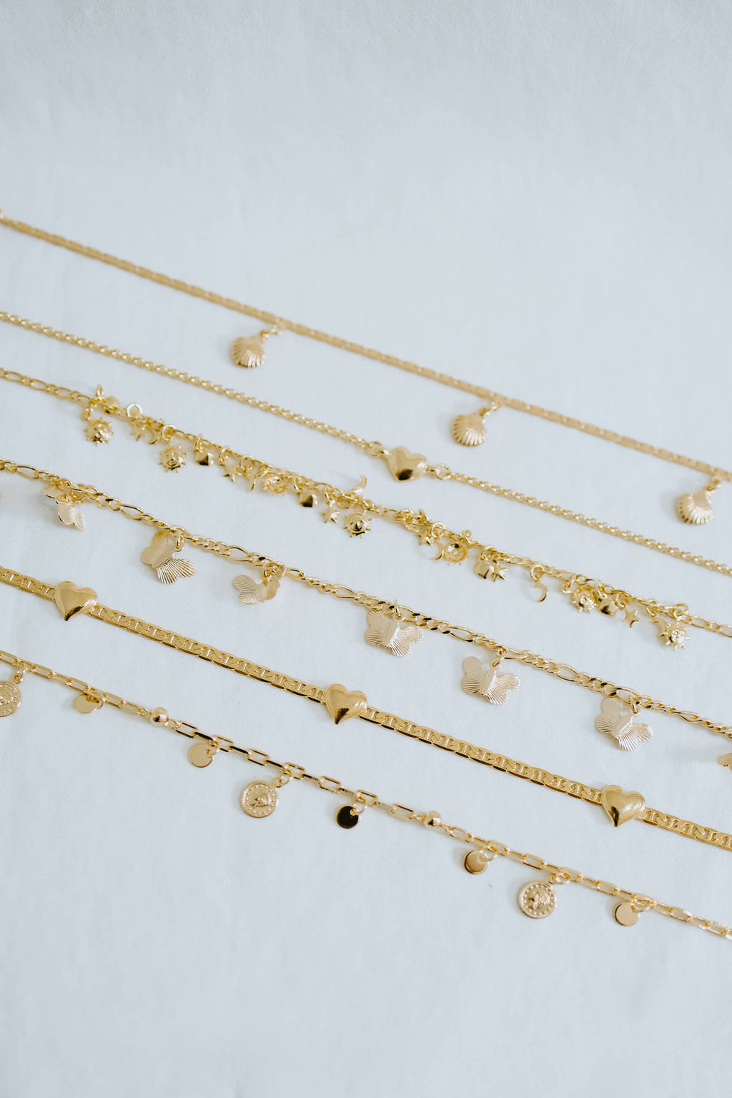 Gold Coin Charm Anklet