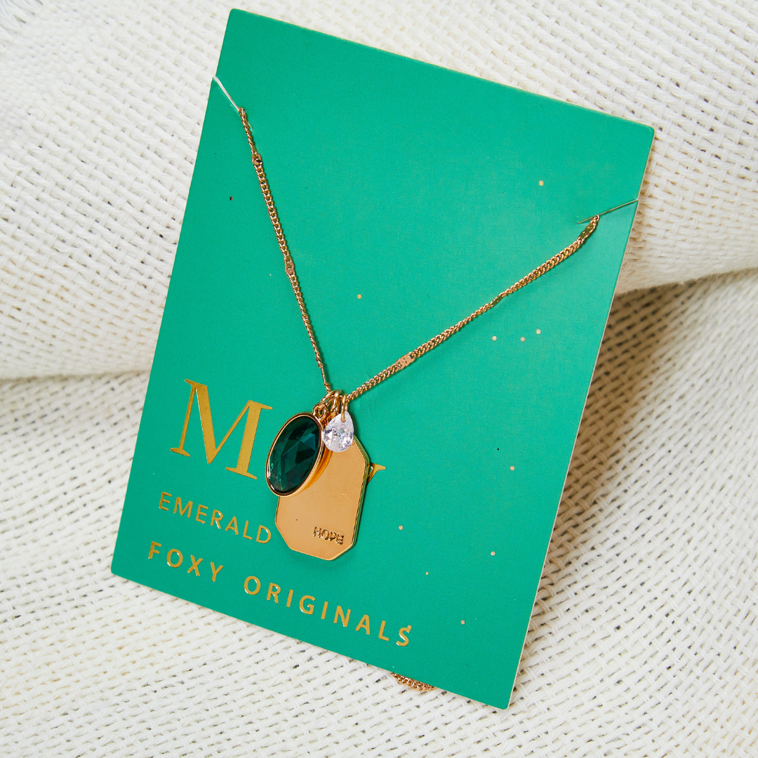 May Birthstone Necklace | Stocking Stuffers | Spring 2026