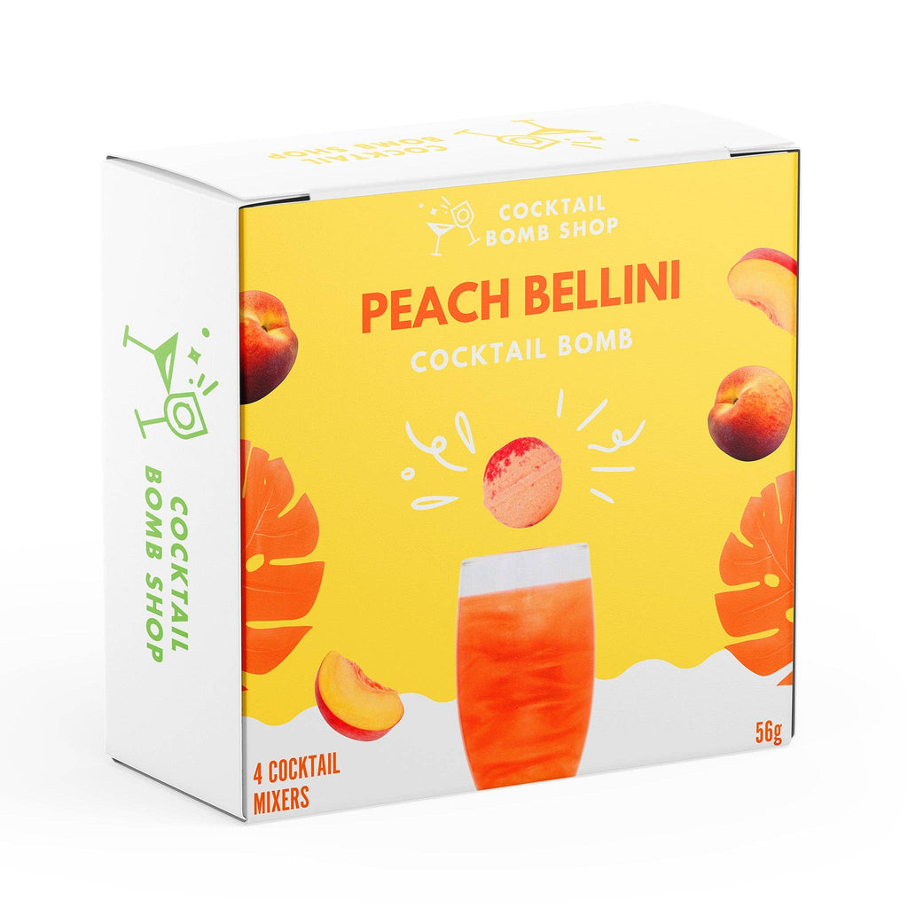 Cocktail Bombs | Peach Bellini