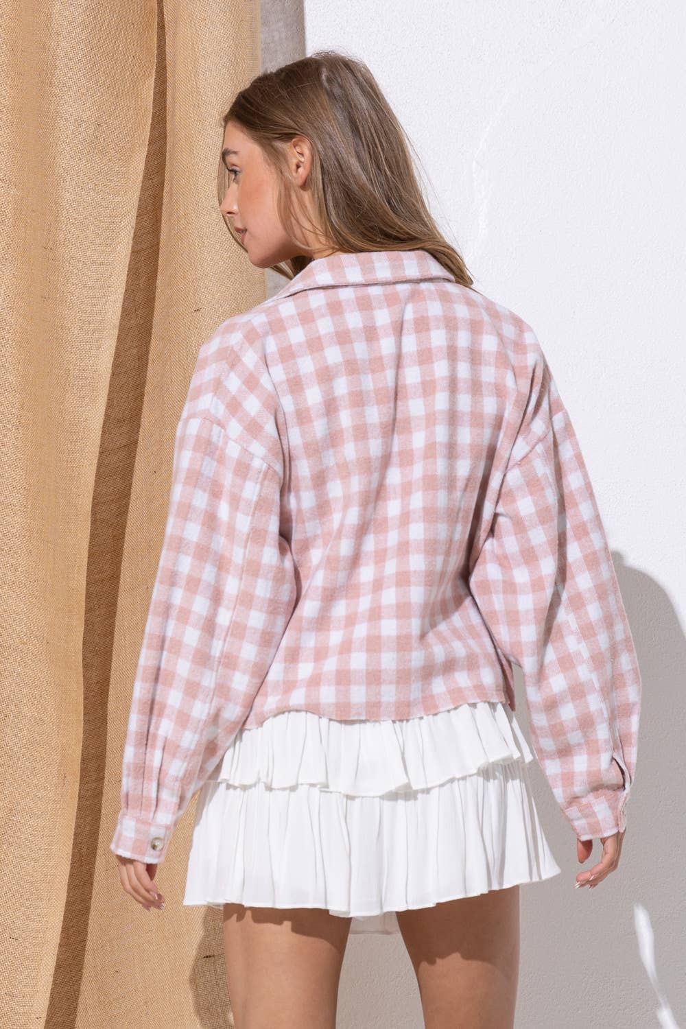 Cropped Shirt Jacket