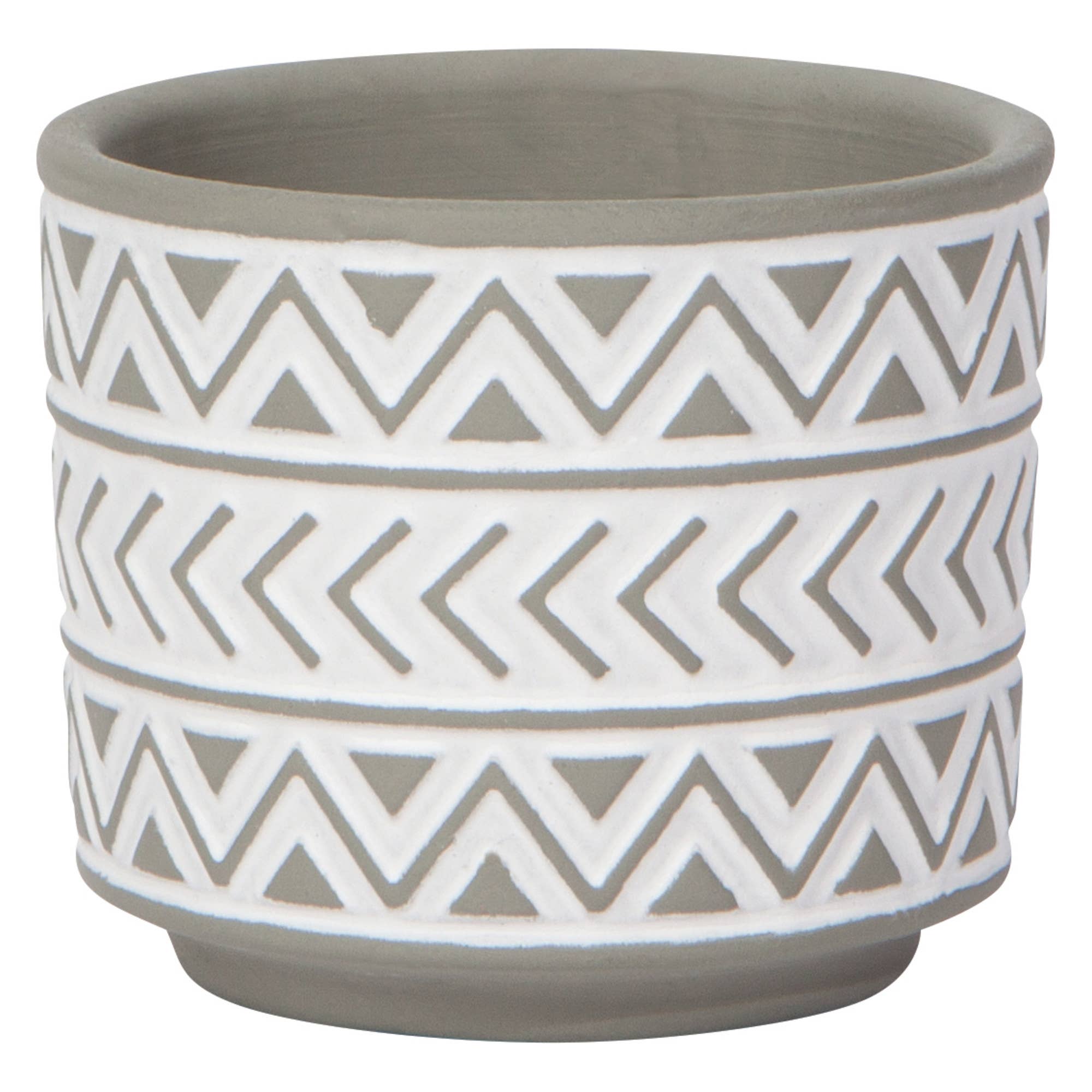Gray Spark Plant Pot