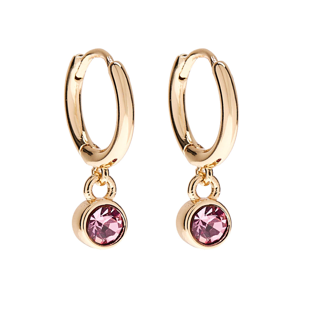October Birthstone Stud + Huggie Hoop Earrings | Spring 2026