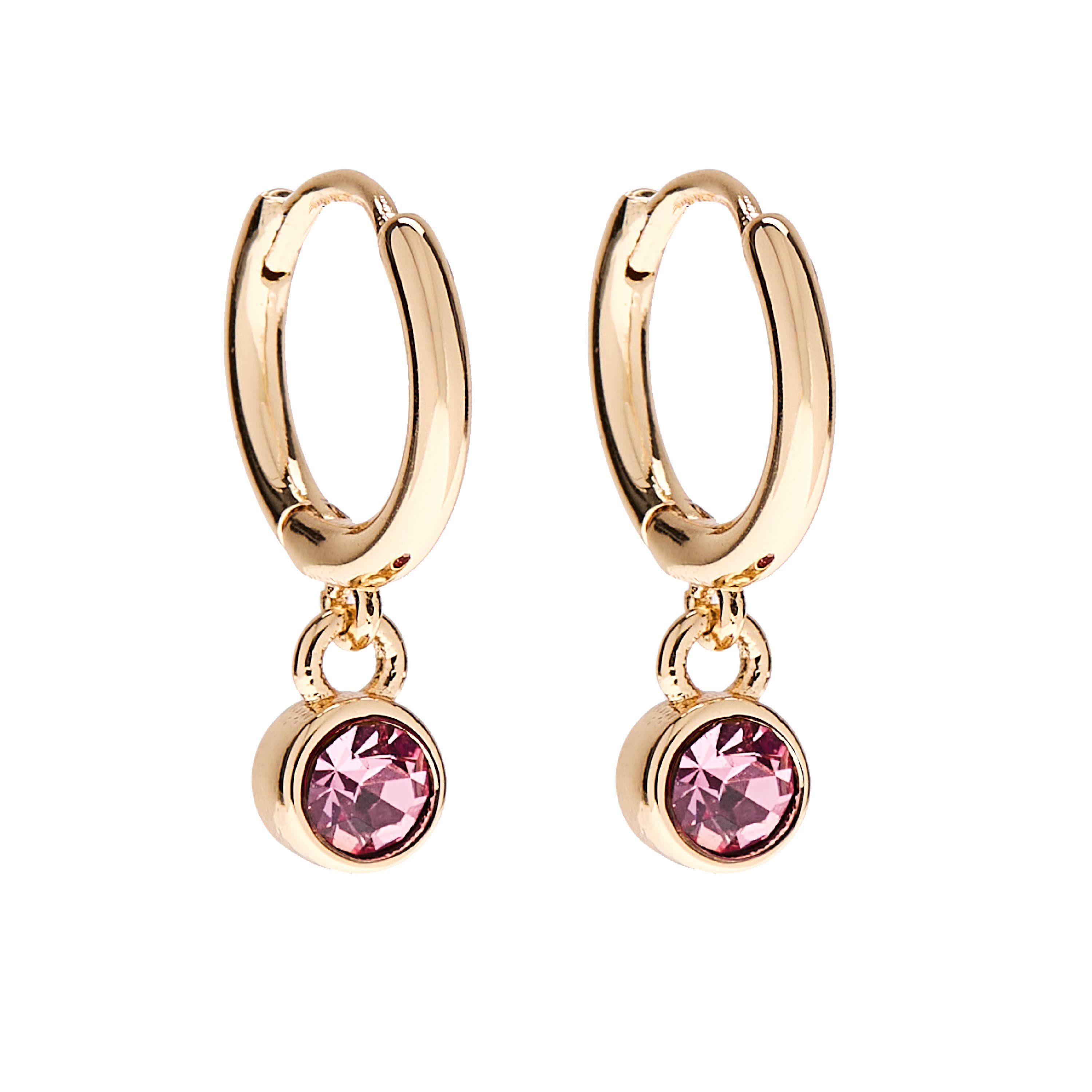 October Birthstone Stud + Huggie Hoop Earrings | Spring 2026