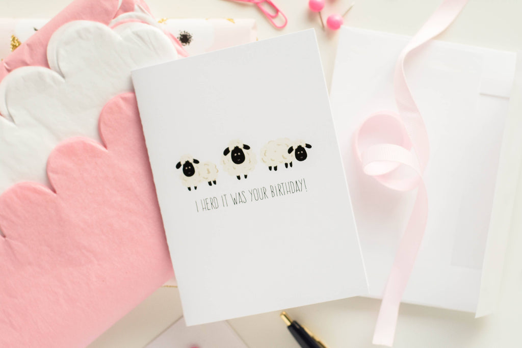 I Herd It Was Your Birthday - Greeting Card