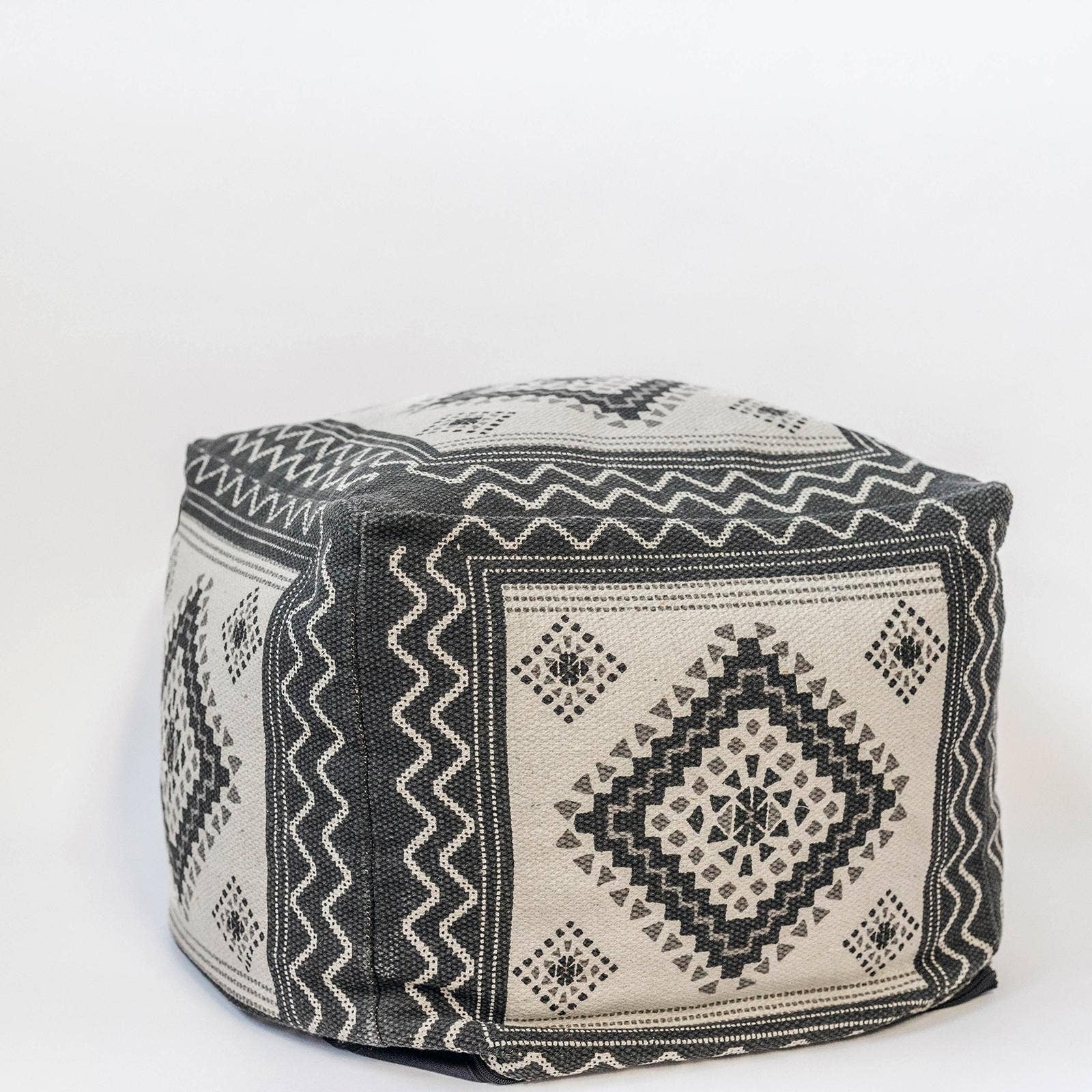 18" x 18" x 15" Cotton Pouf