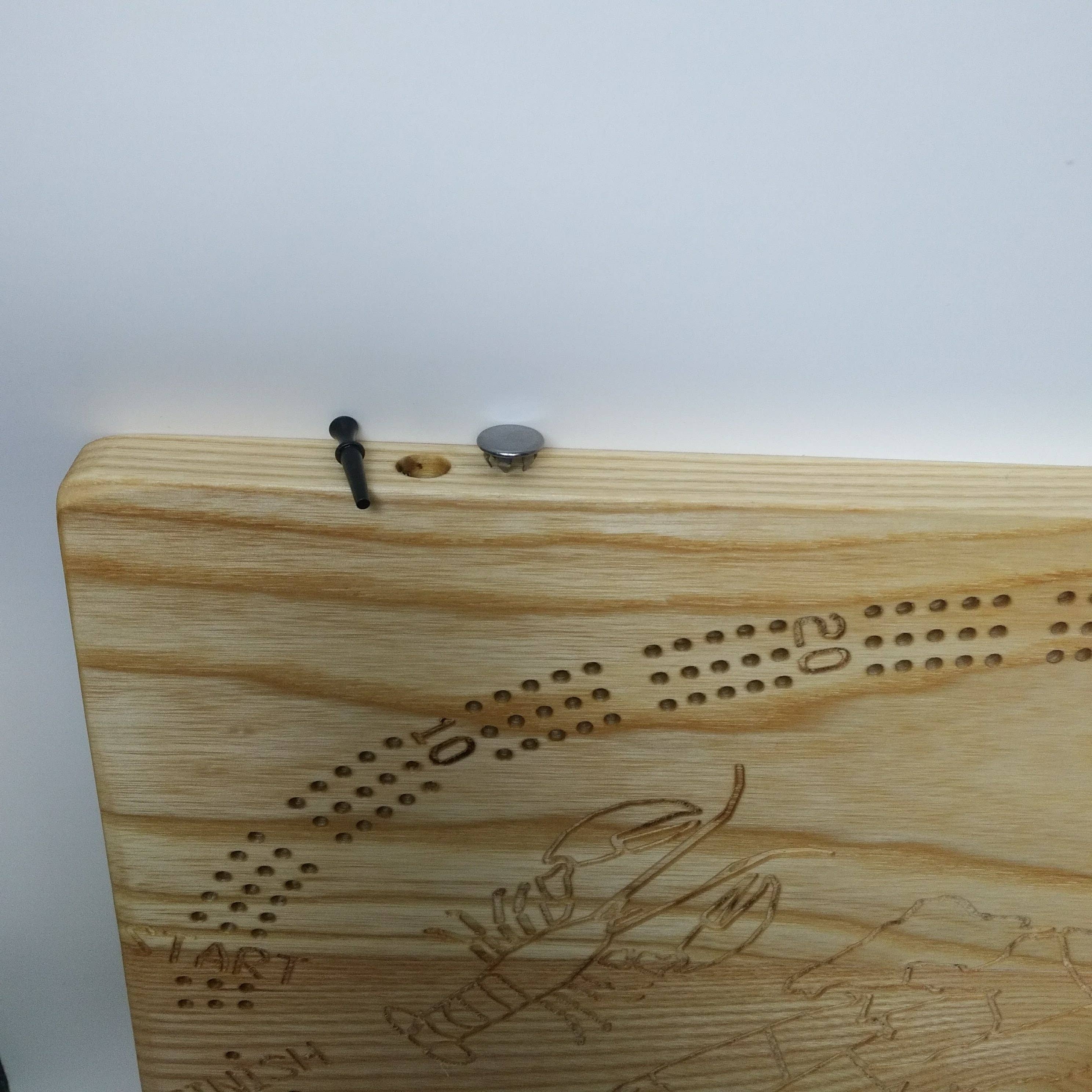 Lighthouse Cribbage Board