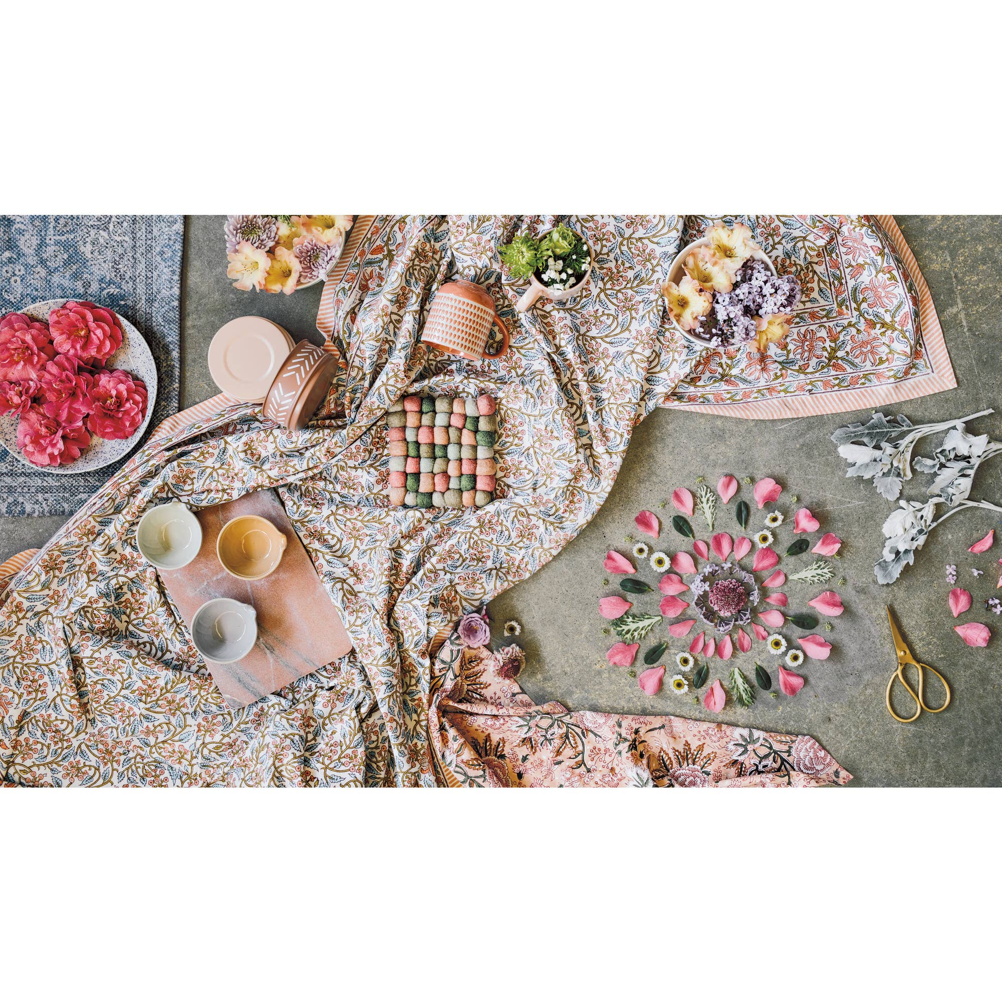 Nectar Recycled Wool Felt Dot Trivet