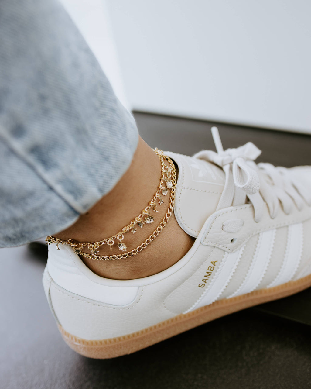 Gold Charm Anklet