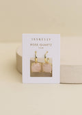 Gemstone Mini Drop | Rose Quartz
