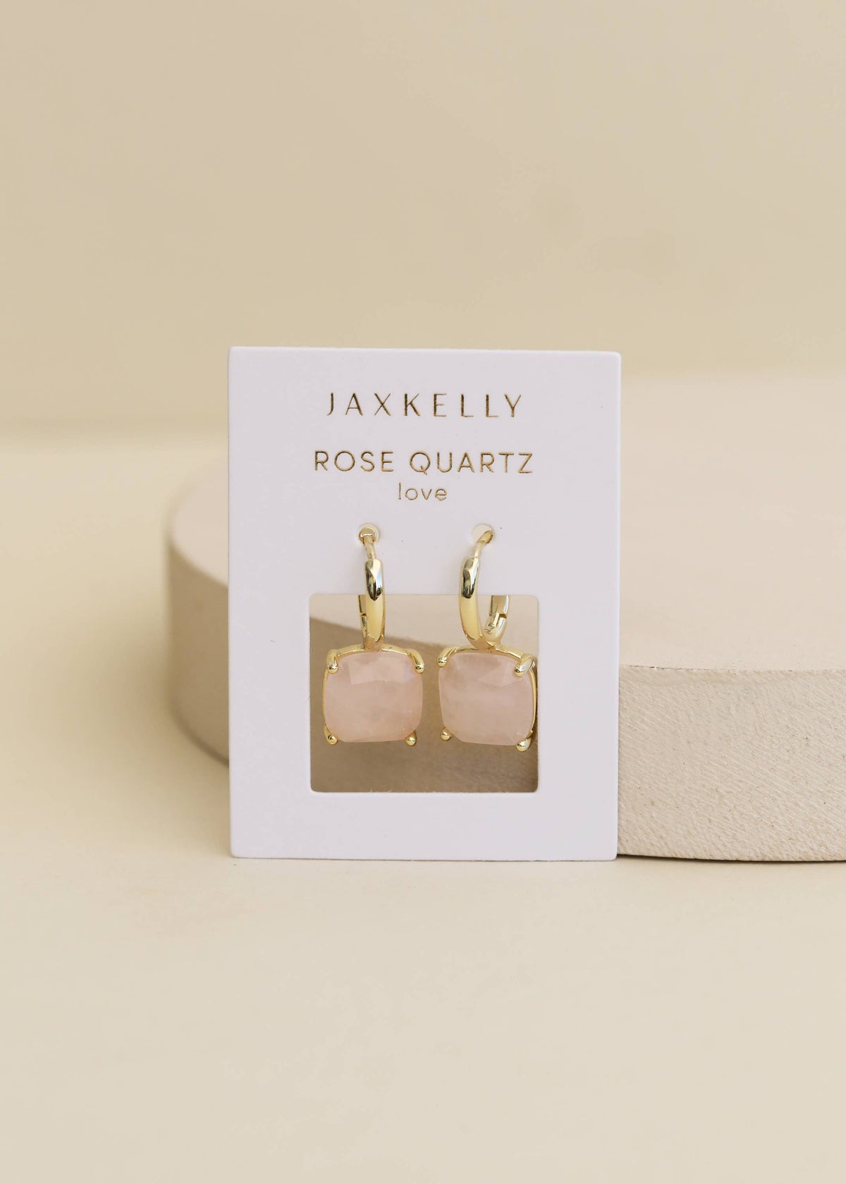 Gemstone Mini Drop | Rose Quartz