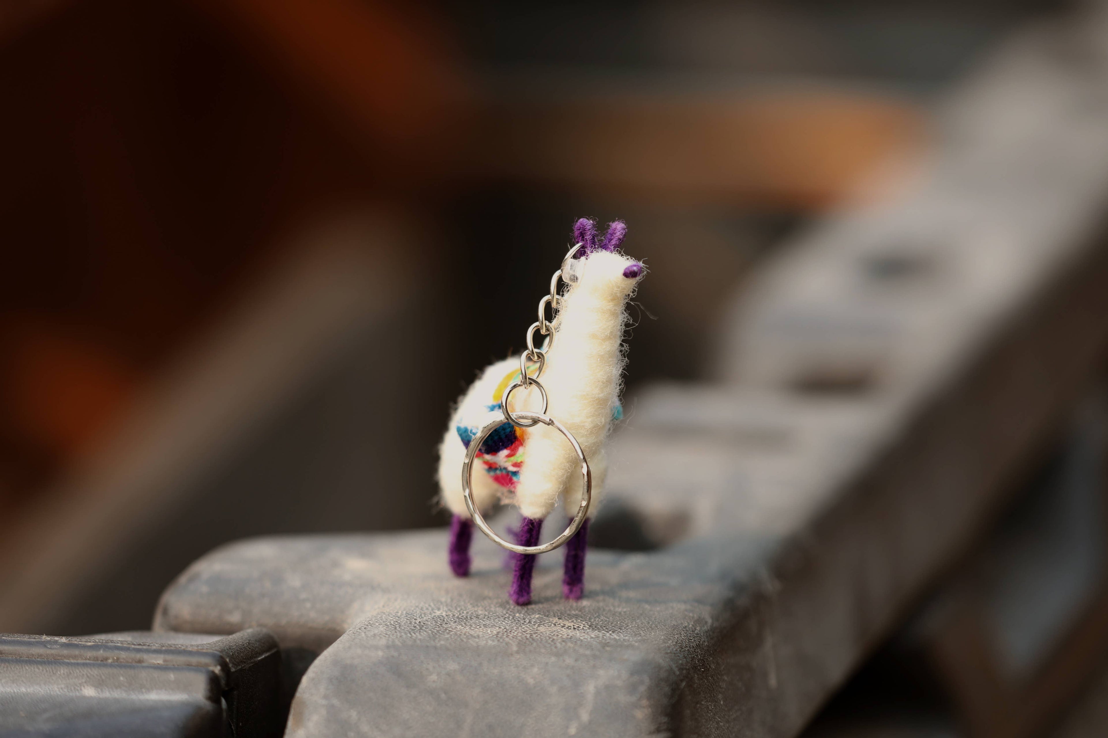 Alonzo Alpaca Keychain