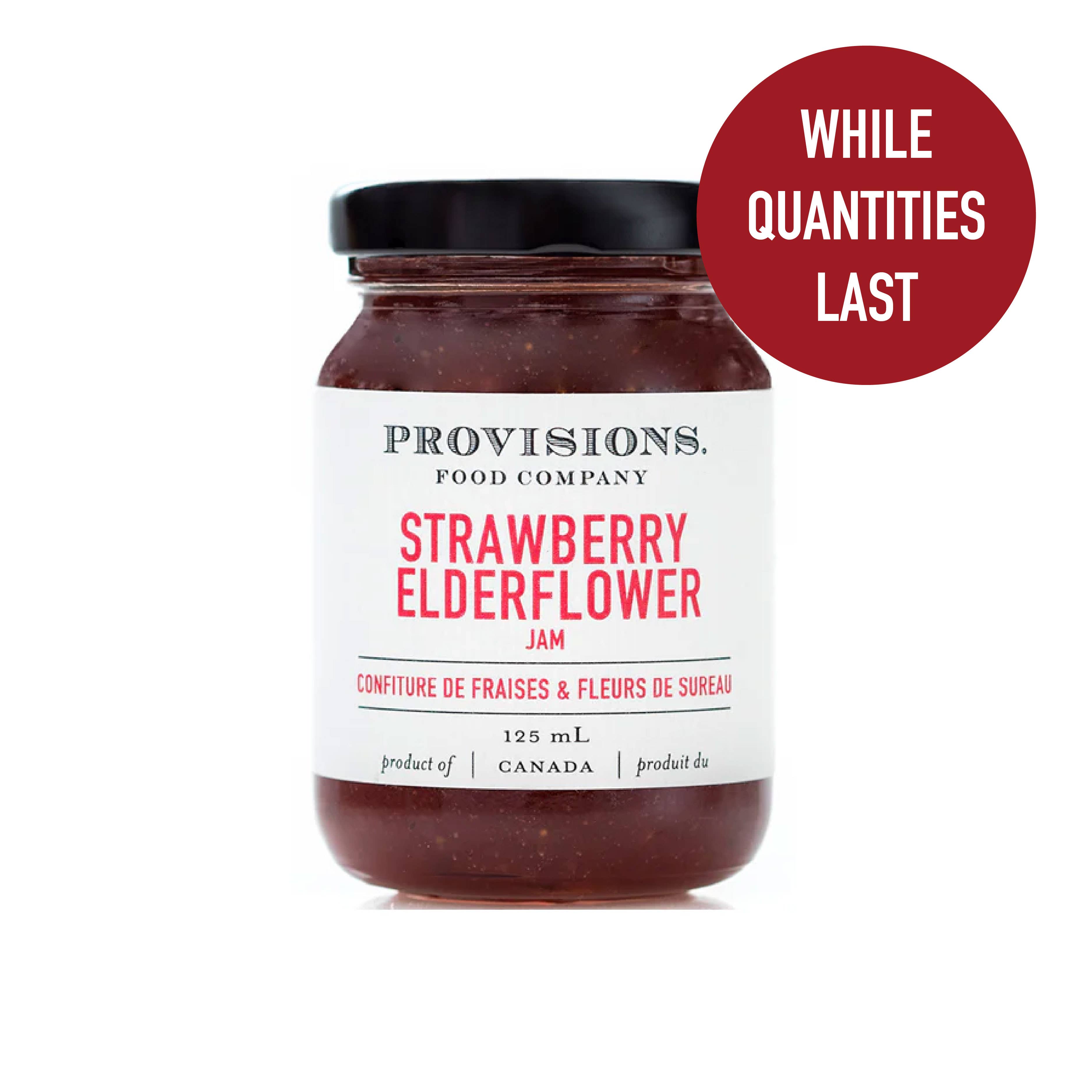 Strawberry Elderflower Jam: 125ml