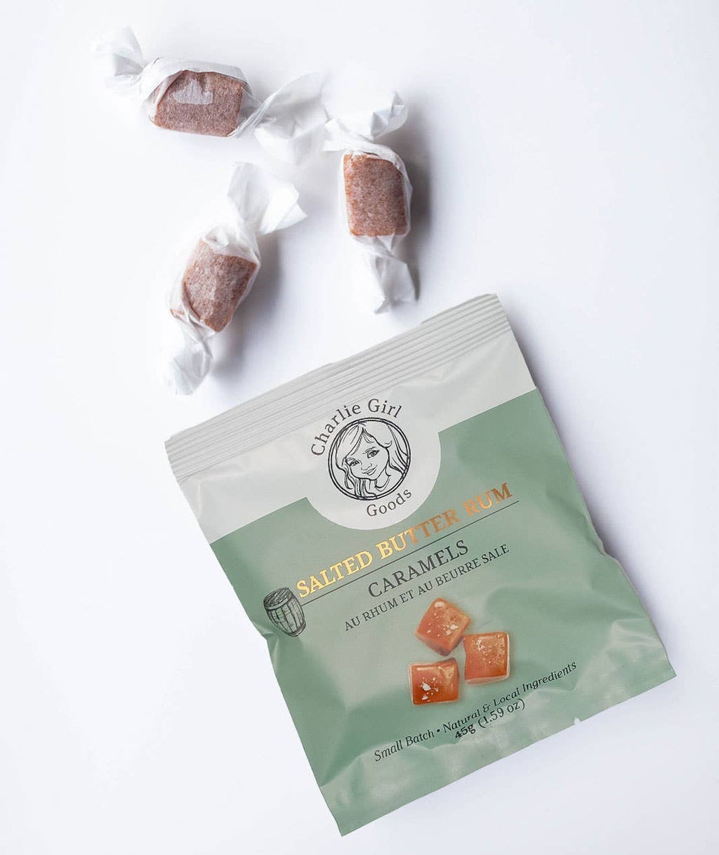 Salted Butter Rum Caramels
