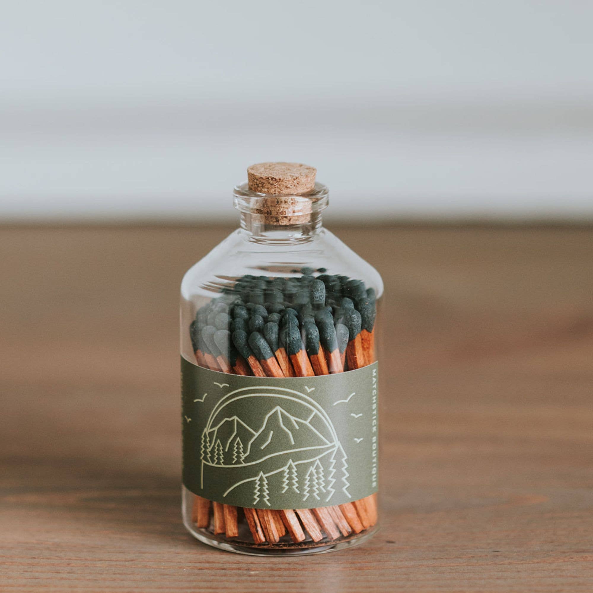 Evergreen Mountains Apothecary Jar