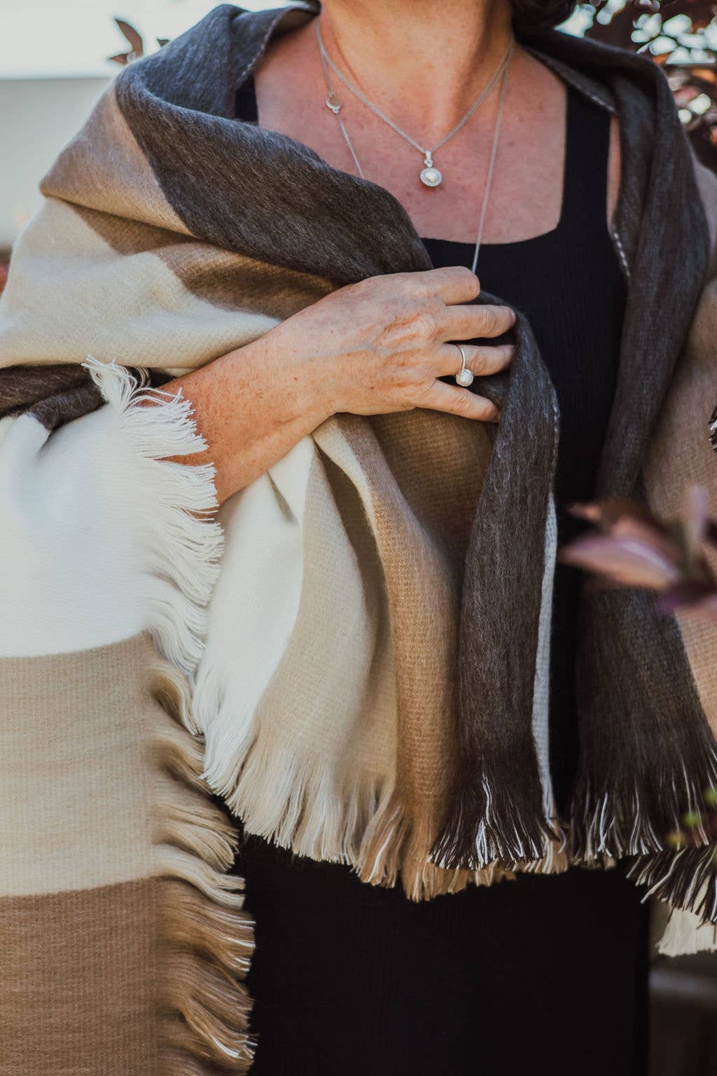 Guinness Brushed Alpaca Wool Throw Blanket