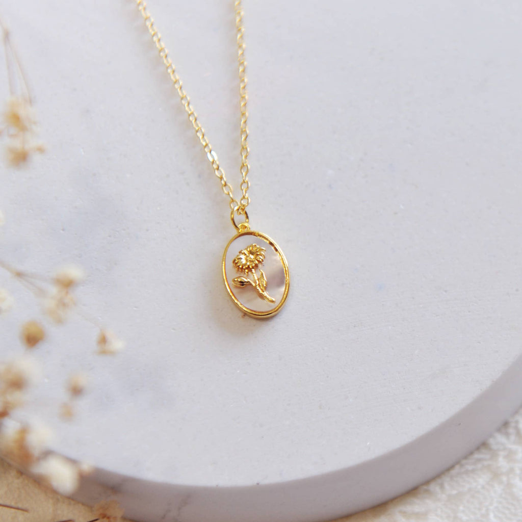 Flora Birth Flower Necklace