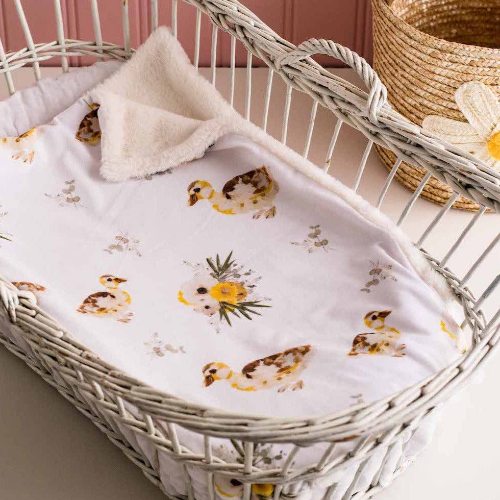 Ducklings Minky Baby Blanket